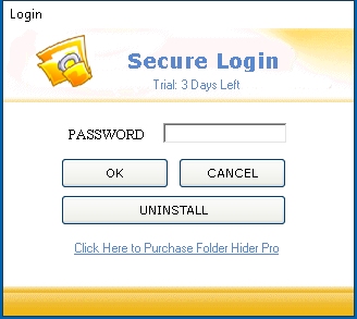 Folder Hider Login