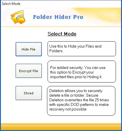 Folder Hider Mode