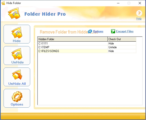 Folder Hider - Hide Files