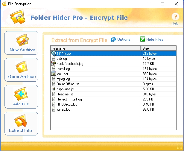 Folder Hider Pro - Encrypt Files